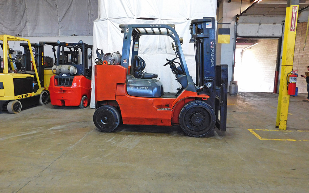  2012 Toyota 7FGCU55-BCS Forklift on Sale in Florida