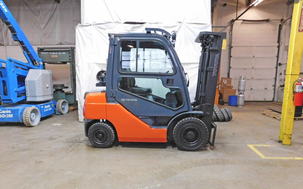  2011 Toyota 8FGU25 Forklift on Sale in Florida